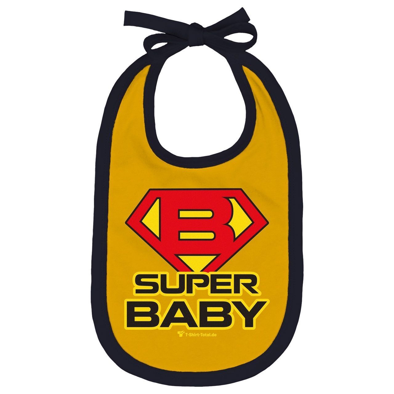 Super Baby Lätzchen gelb / navy