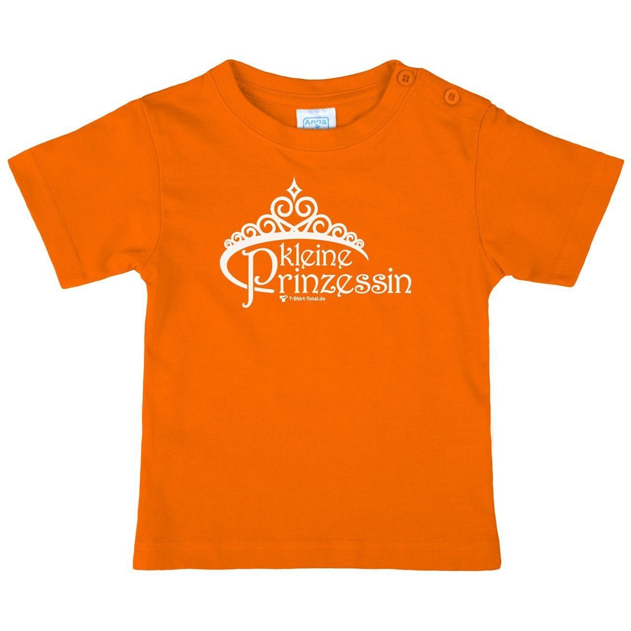 Kleine Prinzessin Kinder T-Shirt orange 92