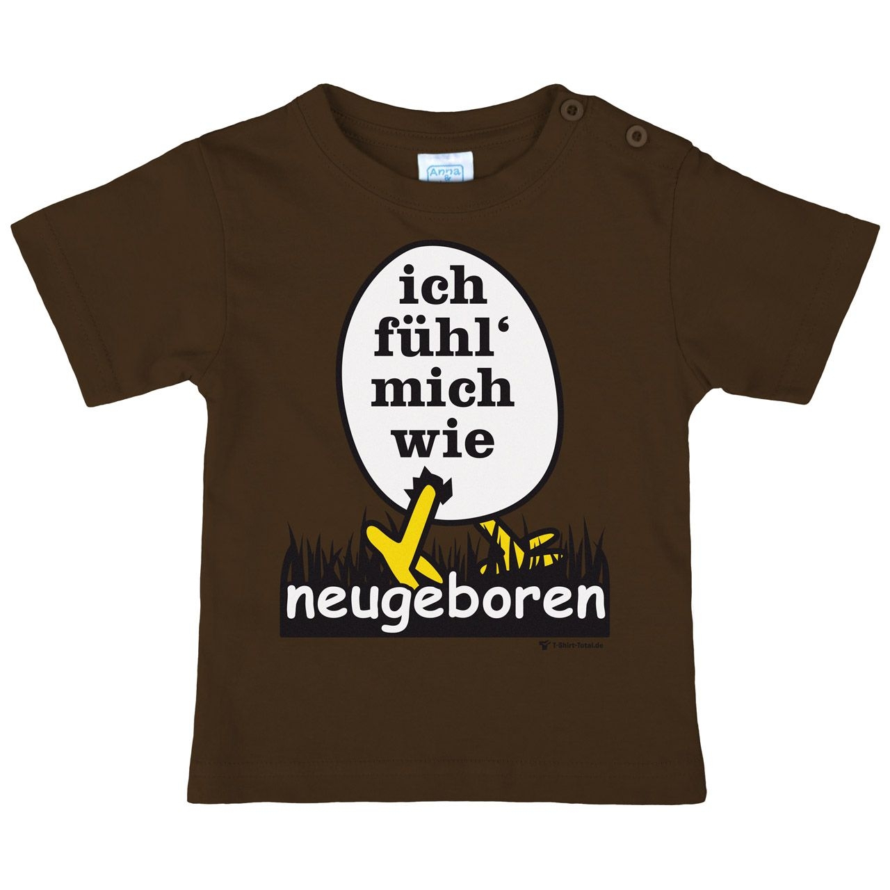 Neugeboren Kinder T-Shirt braun 56 / 62
