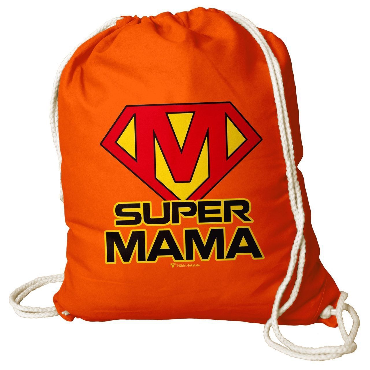 Super Mama Rucksack Beutel orange