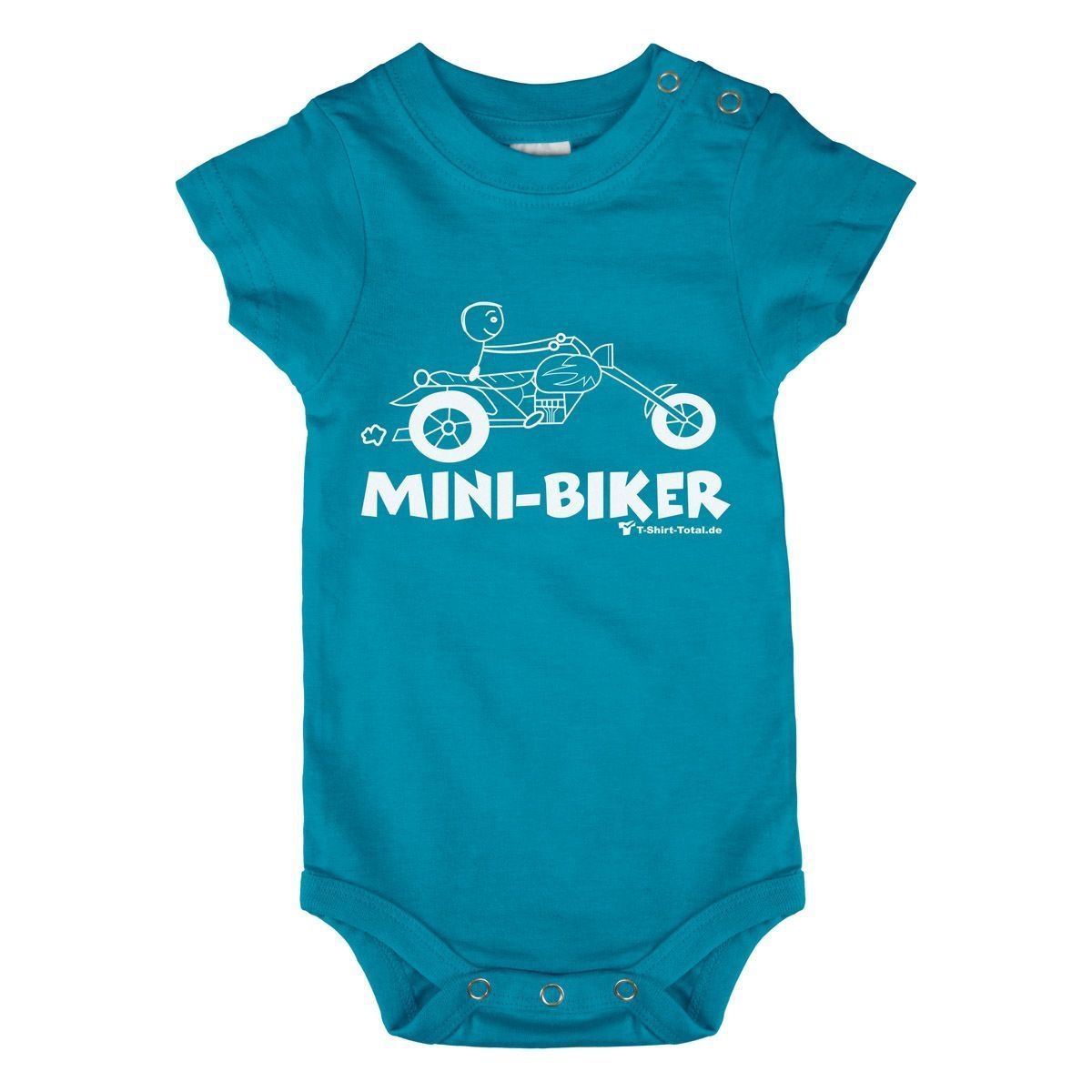 Mini Biker Baby Body Kurzarm türkis 68 / 74