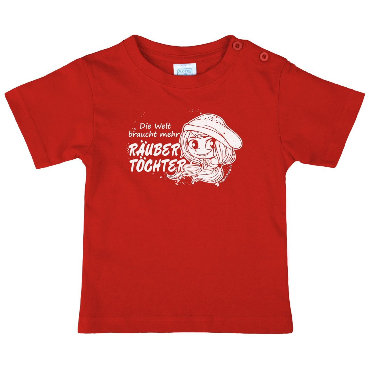 Räubertöchter Kinder T-Shirt rot 110 / 116