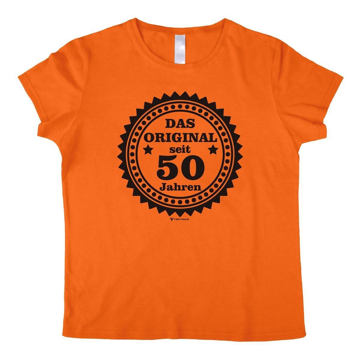 Original seit 50 Woman T-Shirt orange 2-Extra Large
