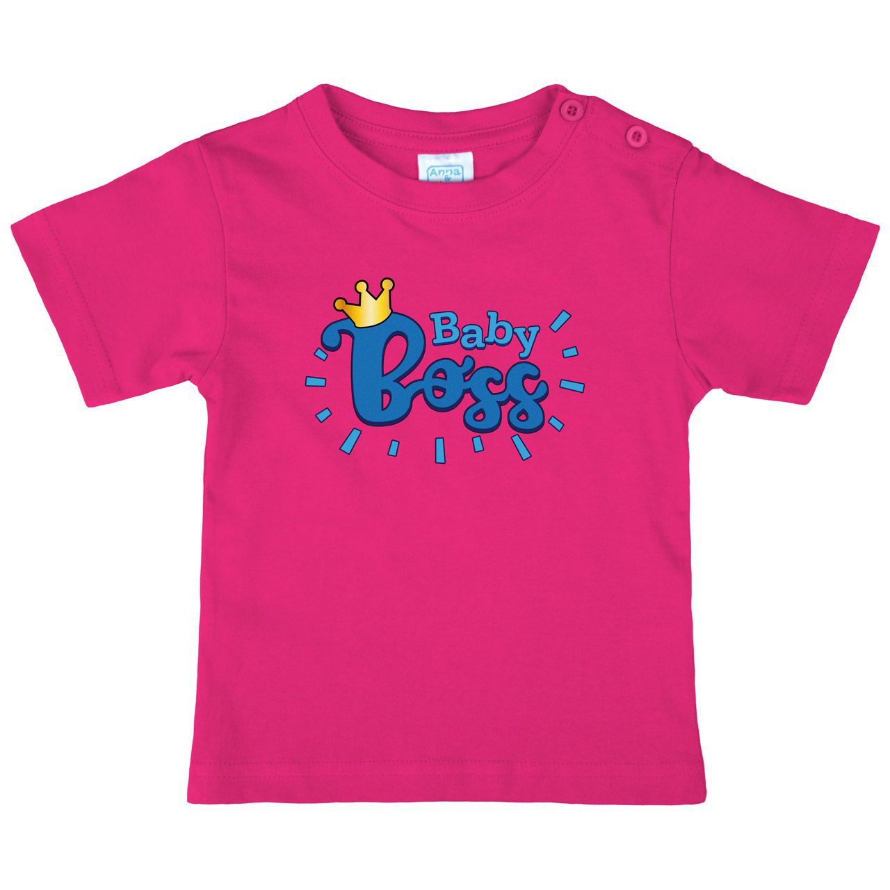 Baby Boss Blau Kinder T-Shirt pink 56 / 62