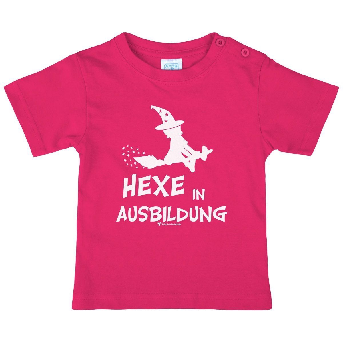 Hexe in Ausbildung Kinder T-Shirt pink 80 / 86