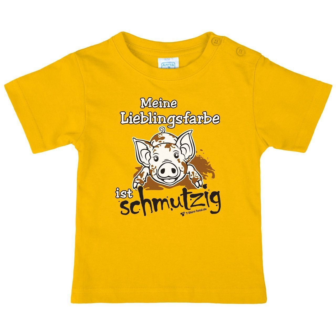 Lieblingsfarbe Kinder T-Shirt gelb 98