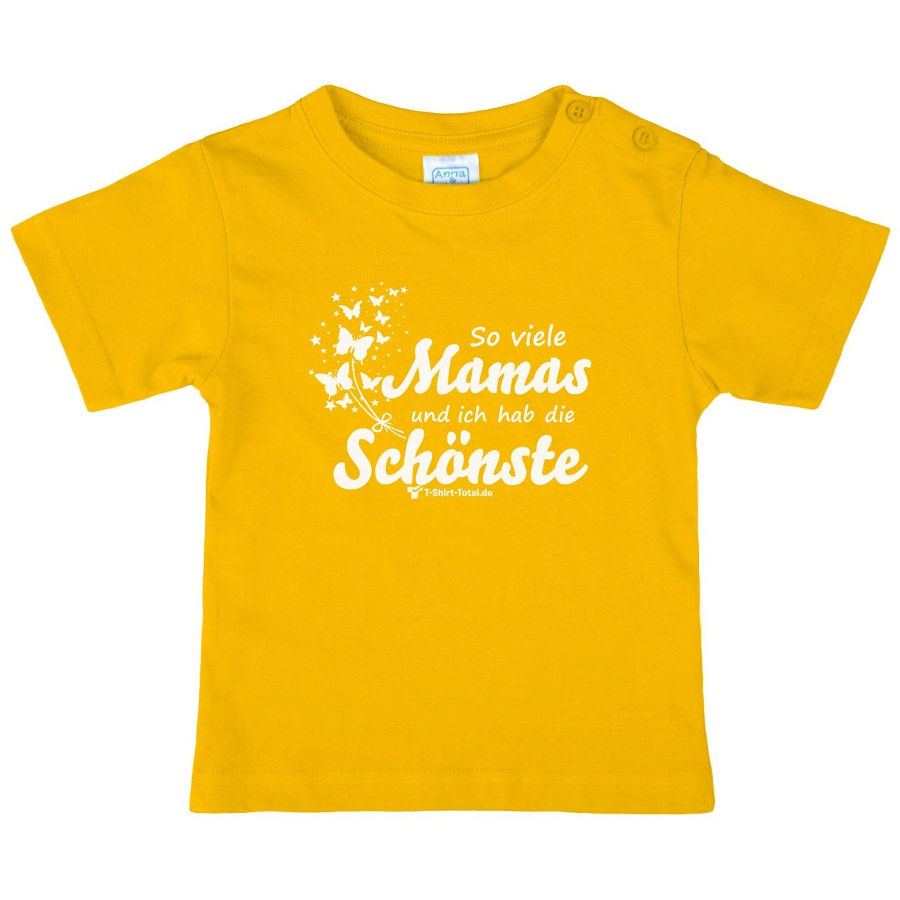 So viele Mamas Kinder T-Shirt gelb 68 / 74