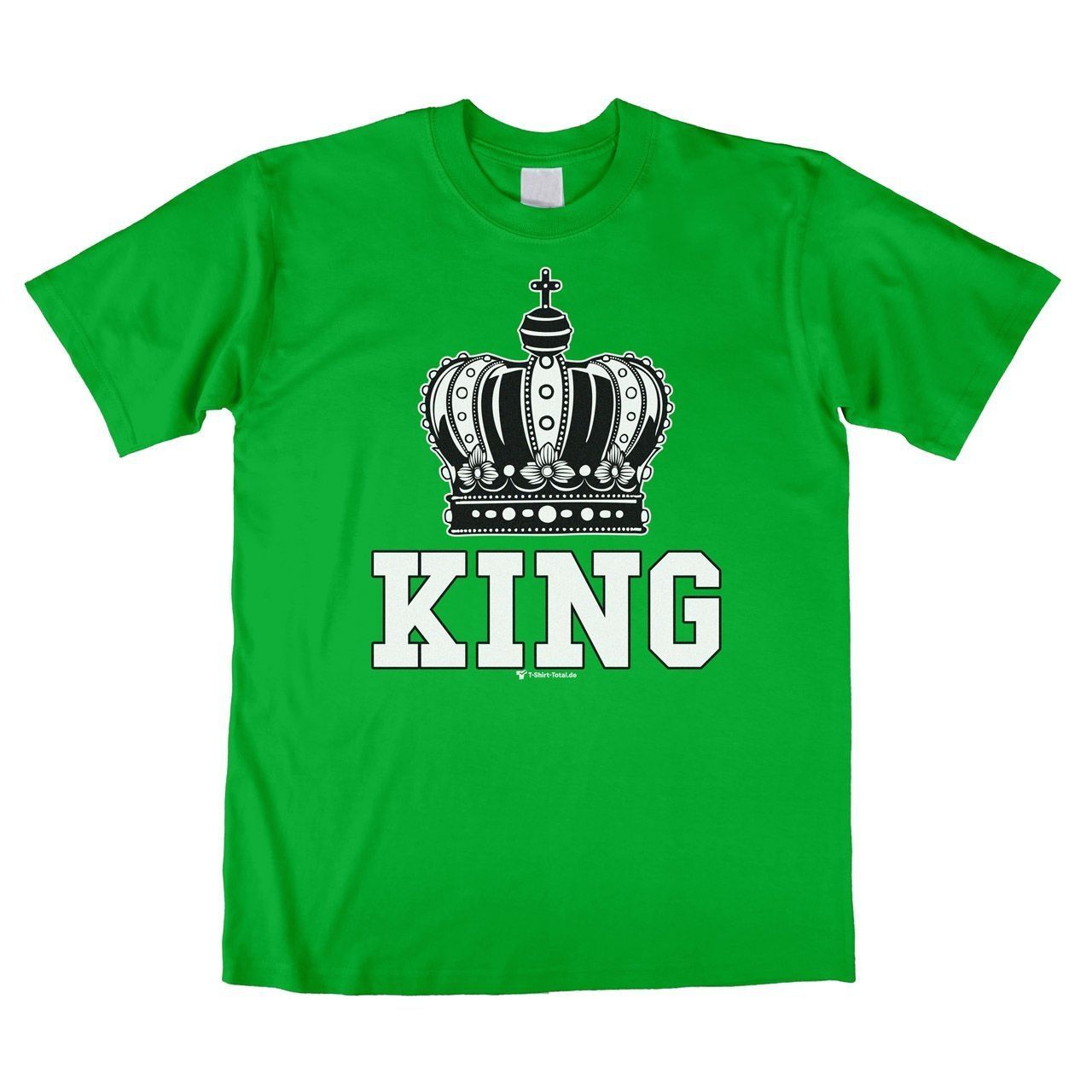 King Unisex T-Shirt grün Large