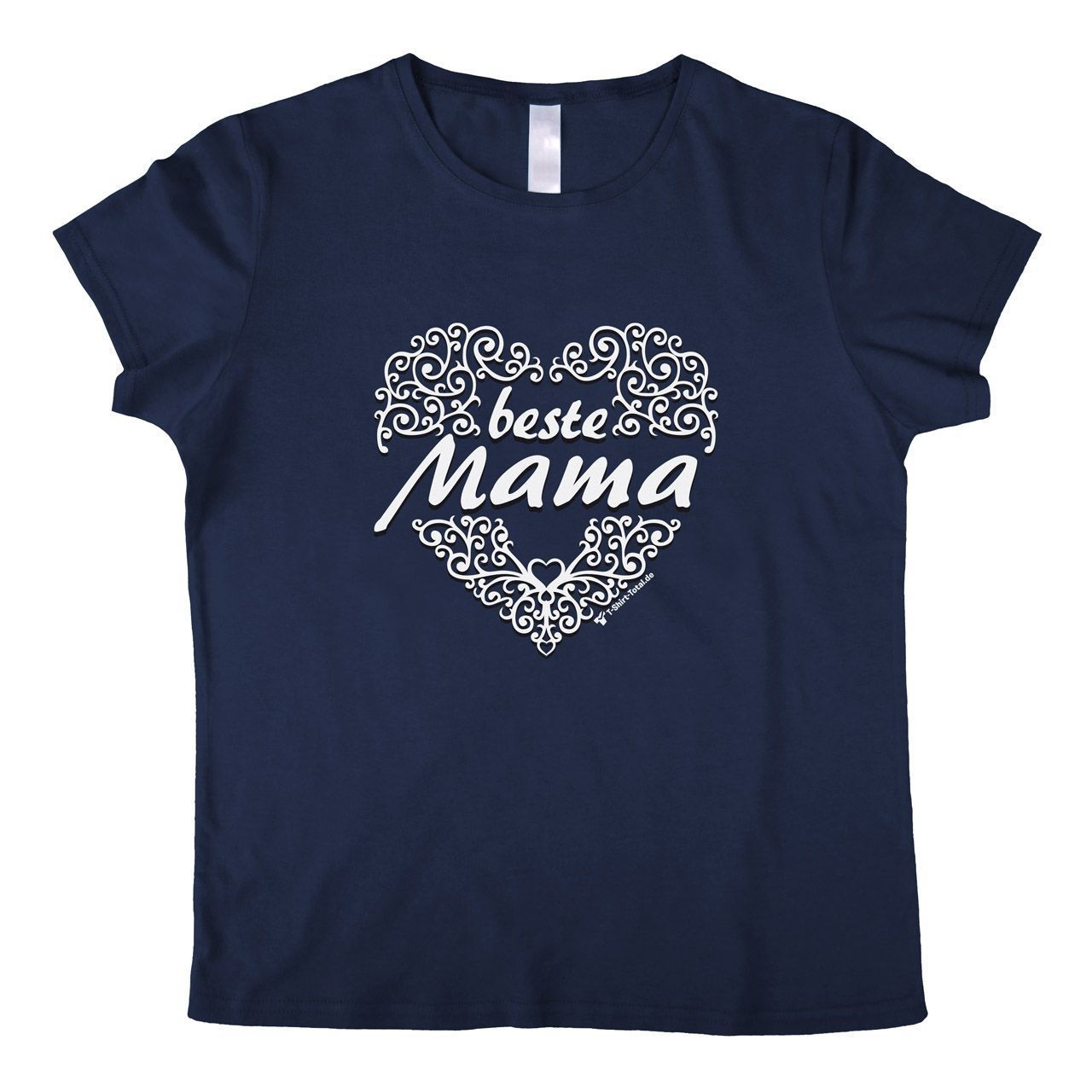 Beste Mama Woman T-Shirt navy Medium