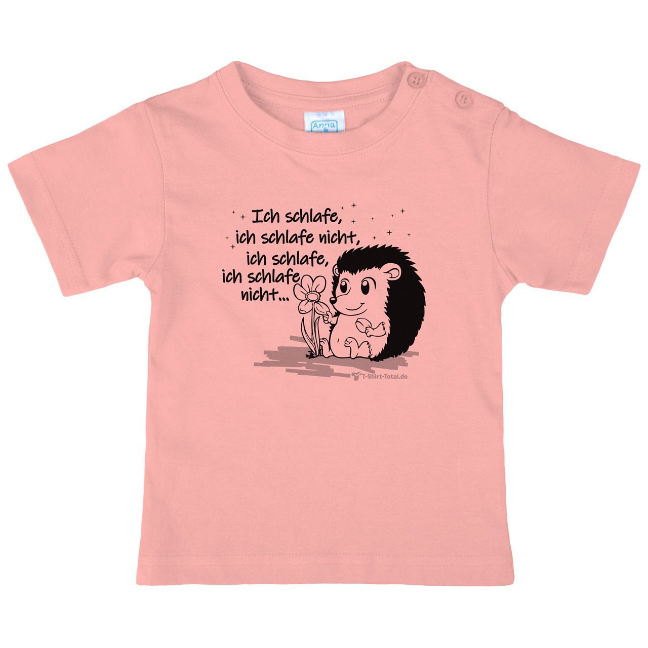 Ich schlafe Kinder T-Shirt rosa 68 / 74