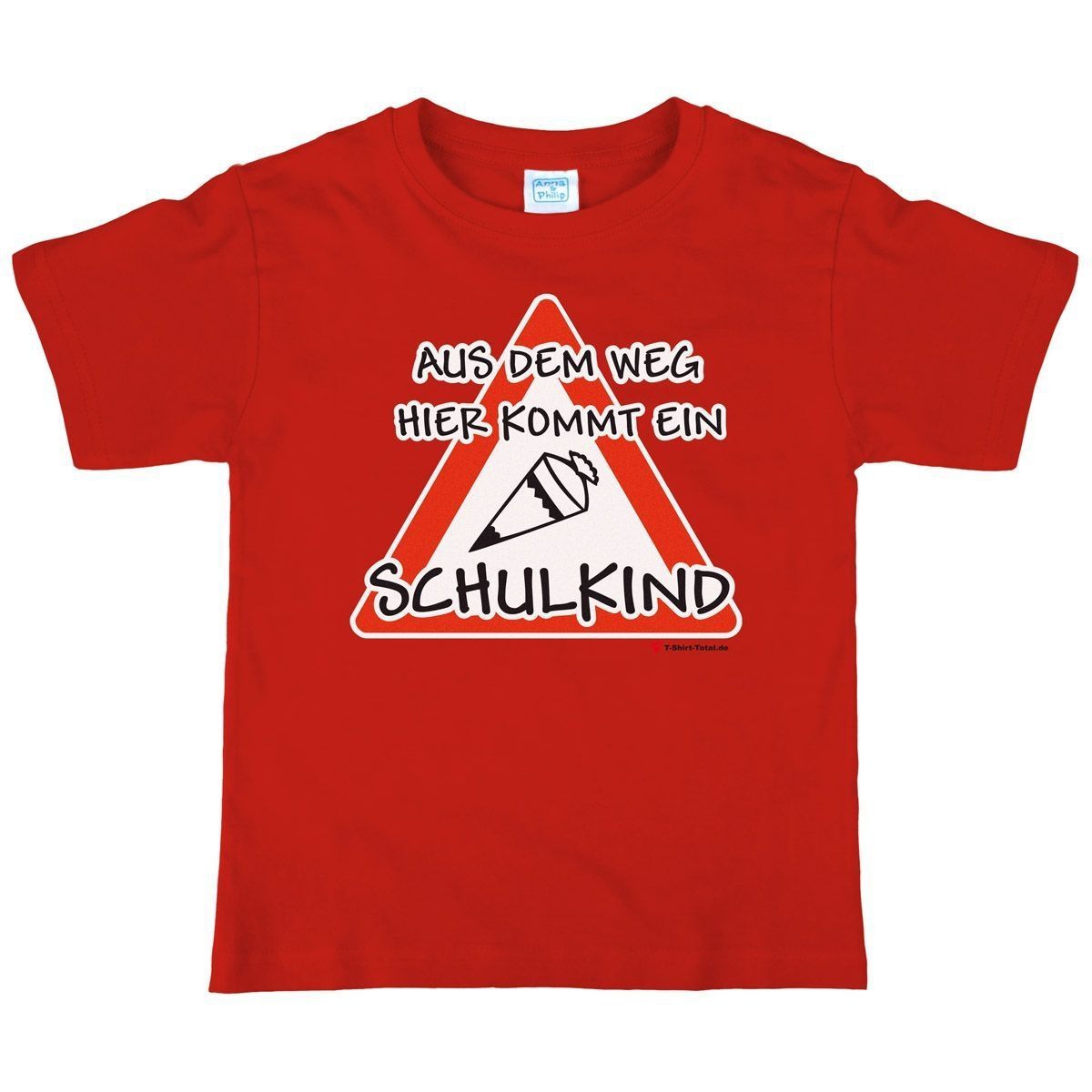 Kommt ein Schulkind Kinder T-Shirt rot 146 / 152