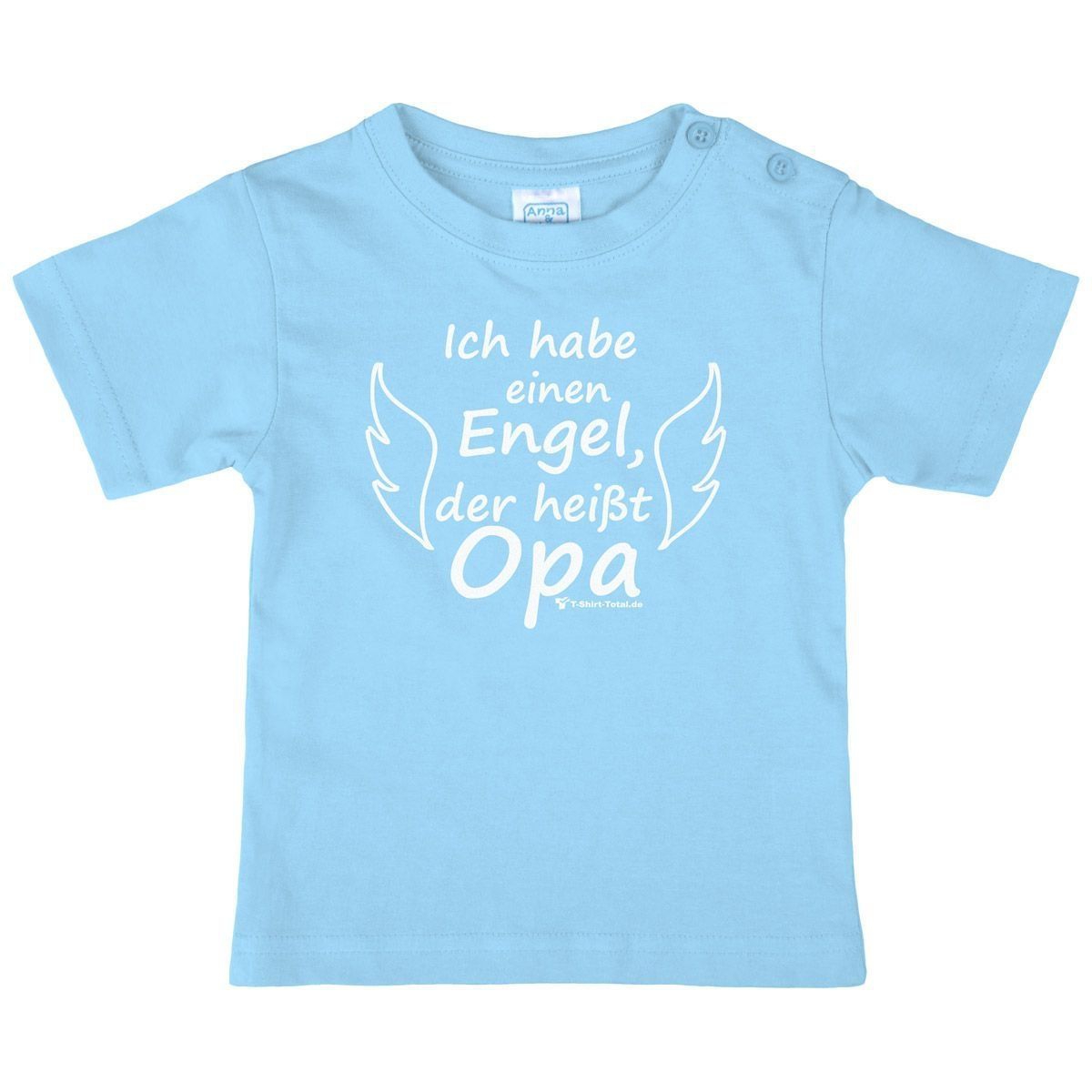 Engel Opa Kinder T-Shirt hellblau 56 / 62