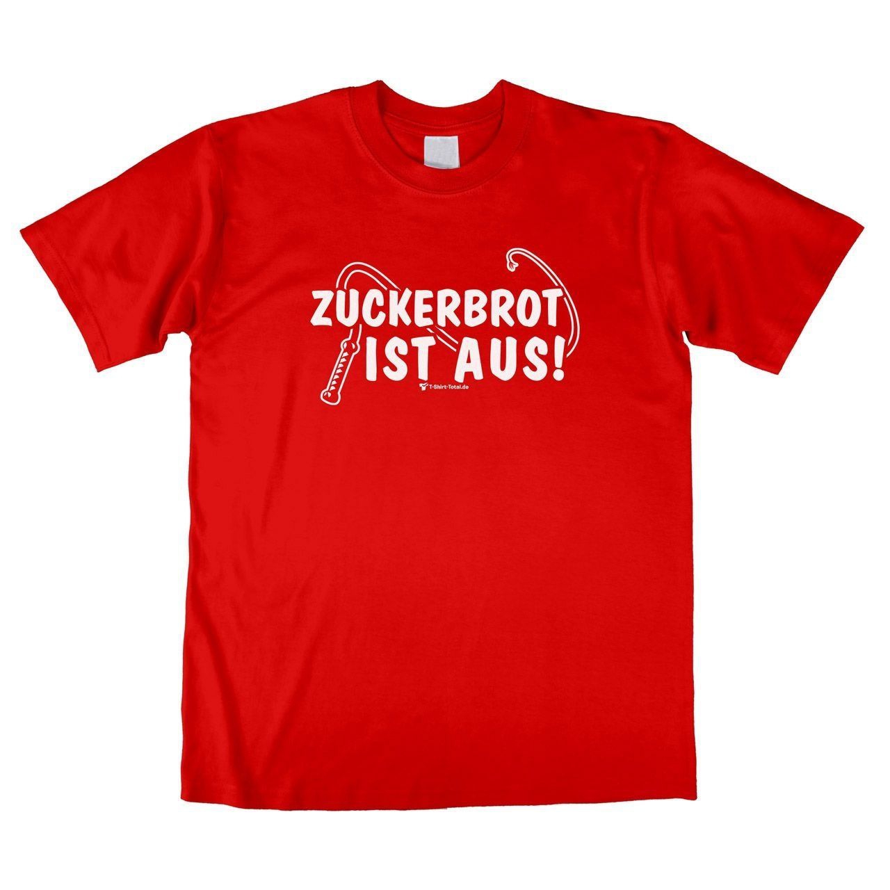 Zuckerbrot Unisex T-Shirt rot Extra Large