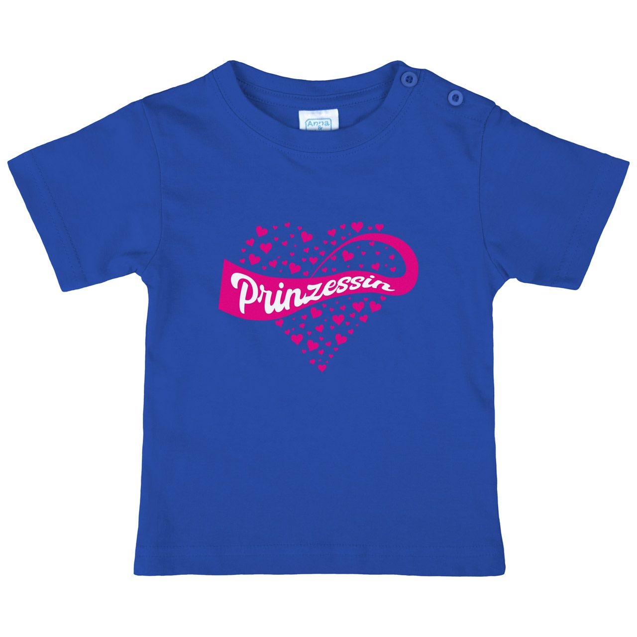 Prinzessin Herzen Kinder T-Shirt royal 68 / 74