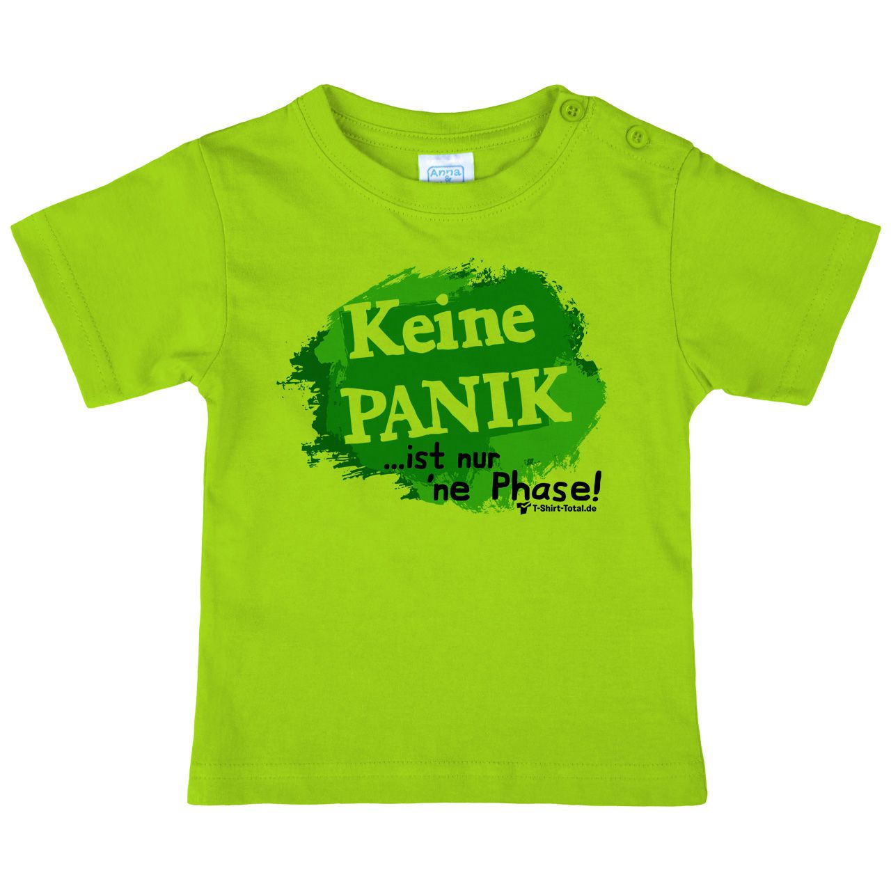 Keine Panik Kinder T-Shirt hellgrün 92
