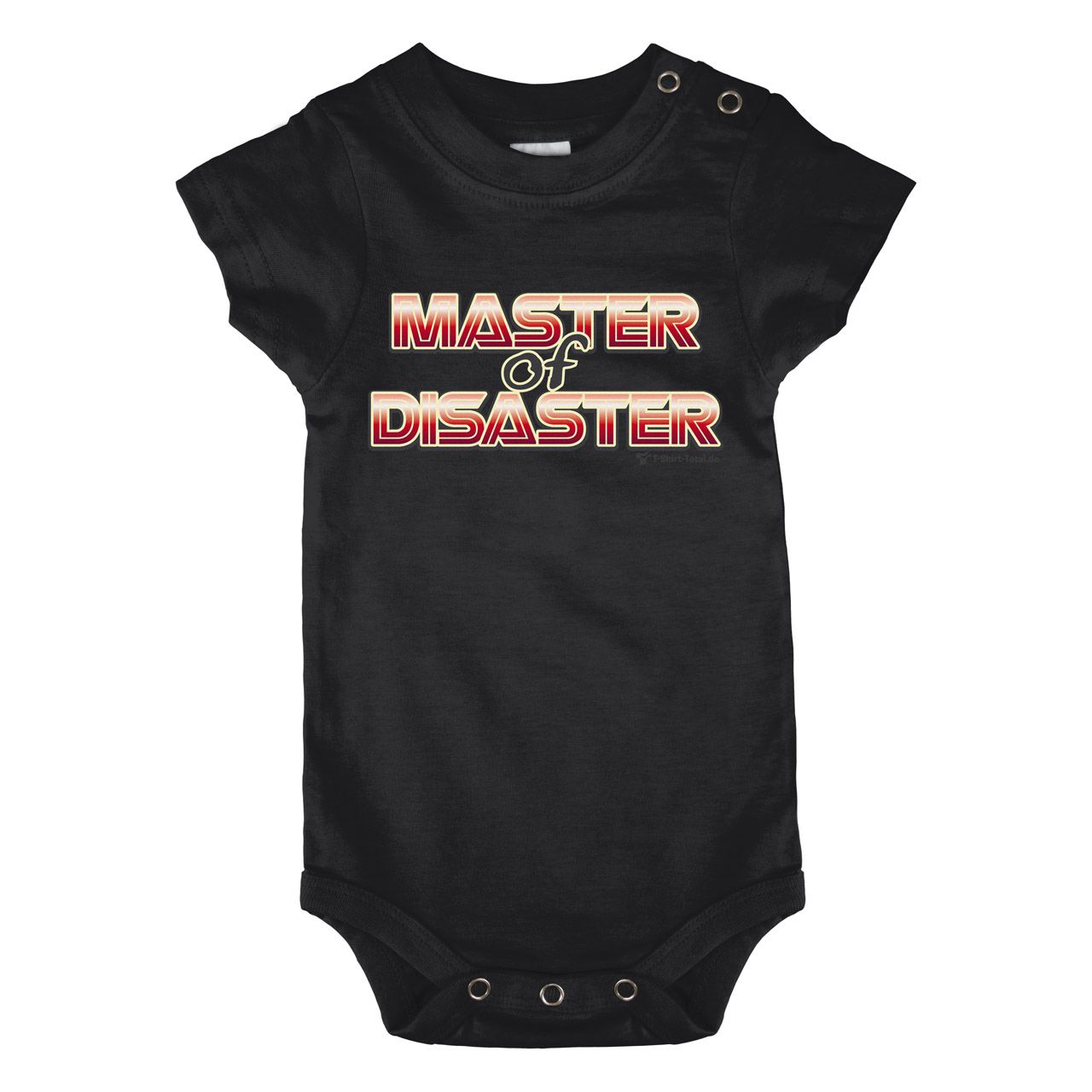 Master of Disaster Baby Body Kurzarm schwarz 80 / 86