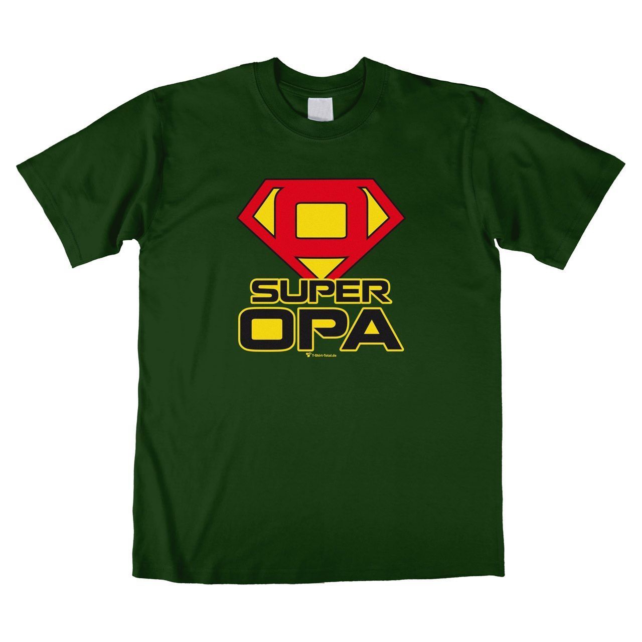 Super Opa Unisex T-Shirt dunkelgrün Large