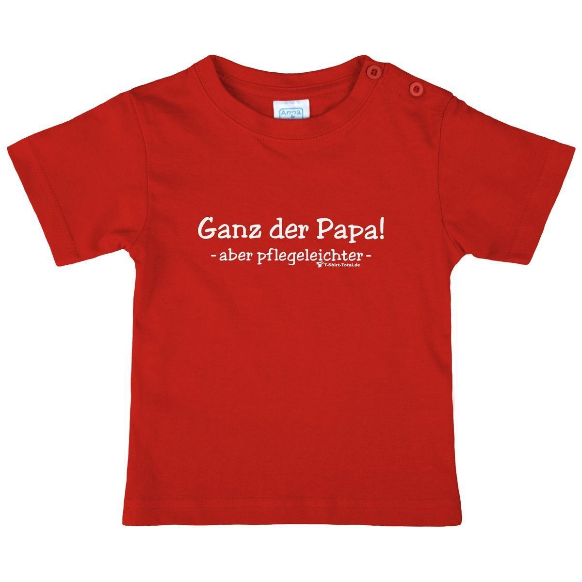 Ganz der Papa Kinder T-Shirt rot 56 / 62
