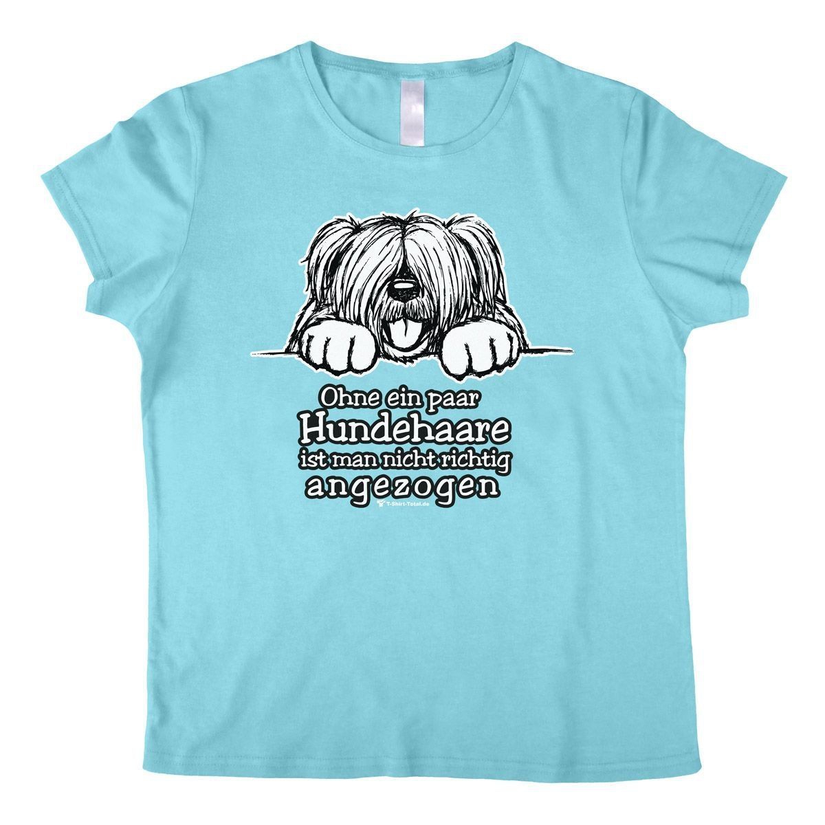 Hundehaare Woman T-Shirt hellblau Small