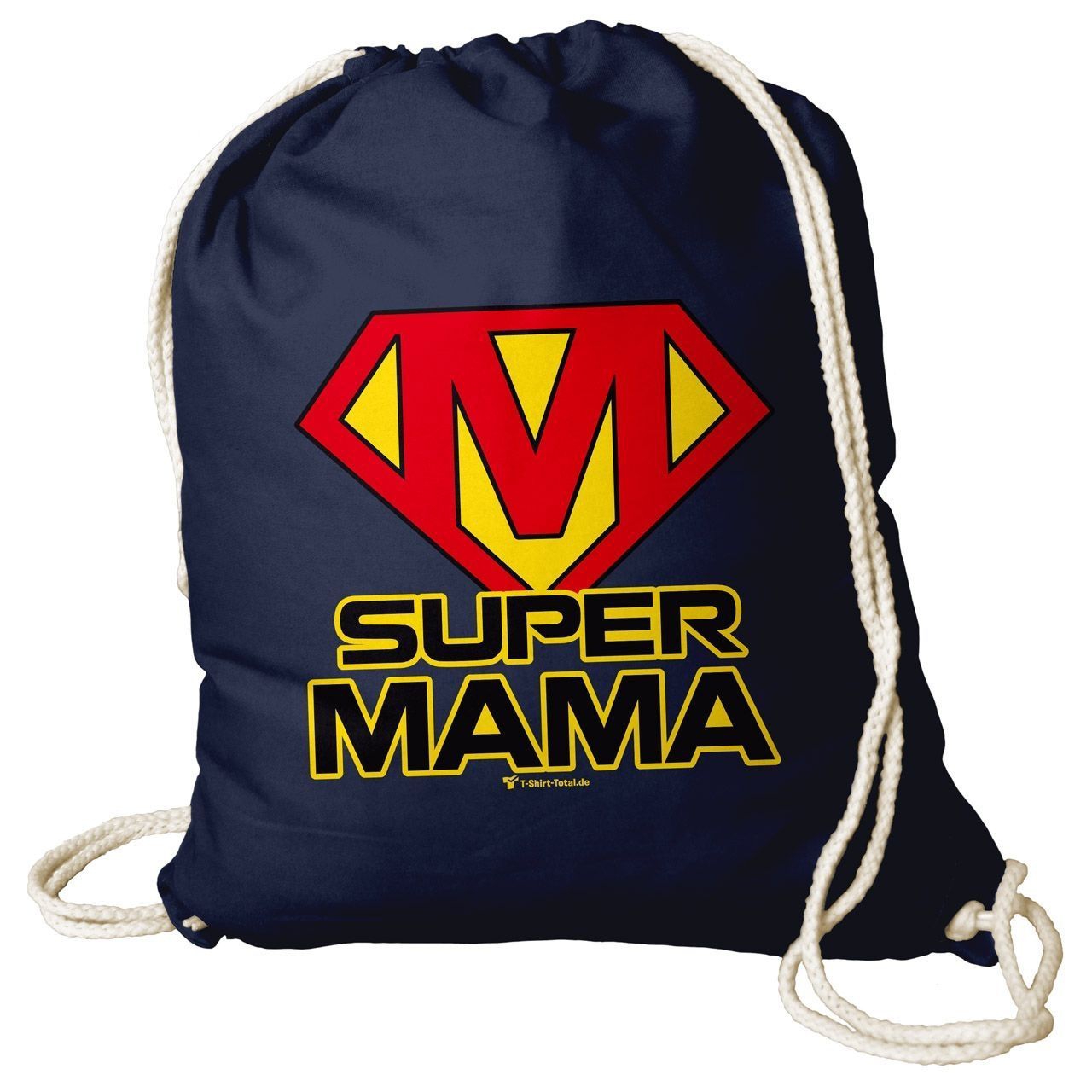 Super Mama Rucksack Beutel navy