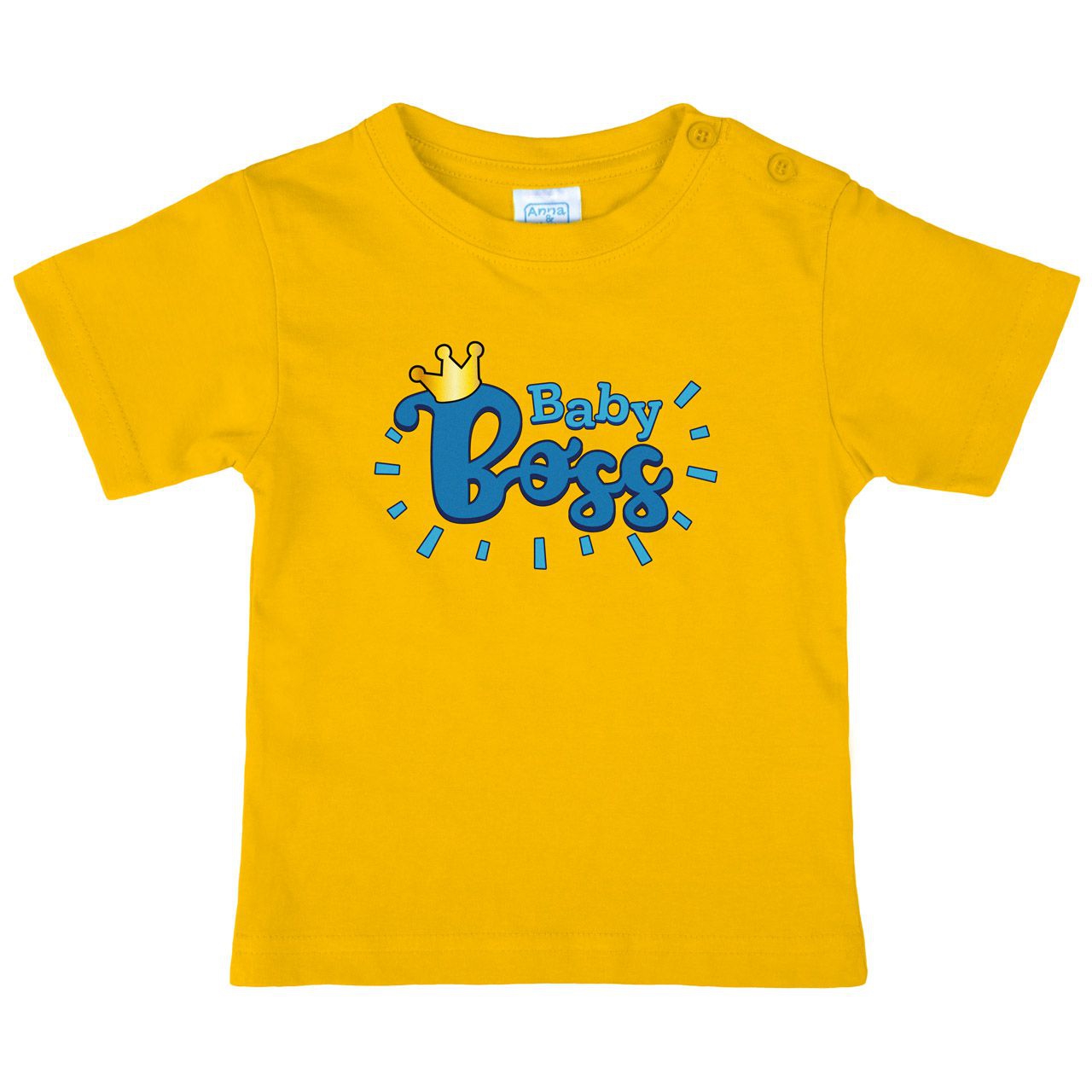 Baby Boss Blau Kinder T-Shirt gelb 56 / 62