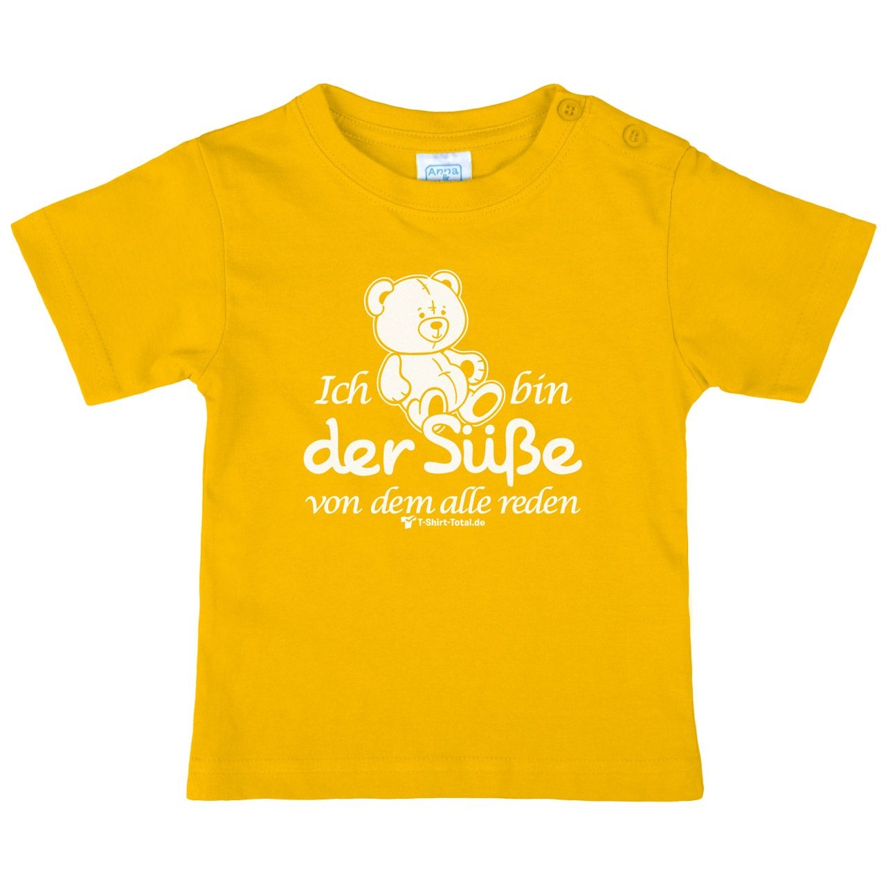 Der Süße Kinder T-Shirt gelb 56 / 62