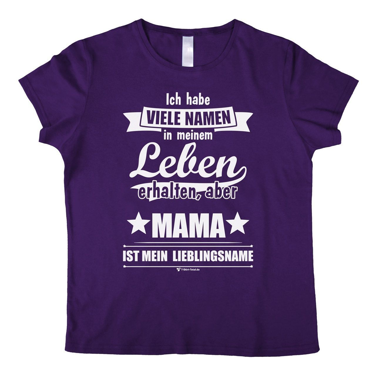 Lieblingsname Mama Woman T-Shirt lila Medium