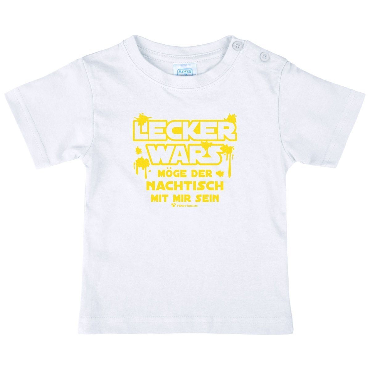 Lecker wars Kinder T-Shirt weiß 68 / 74