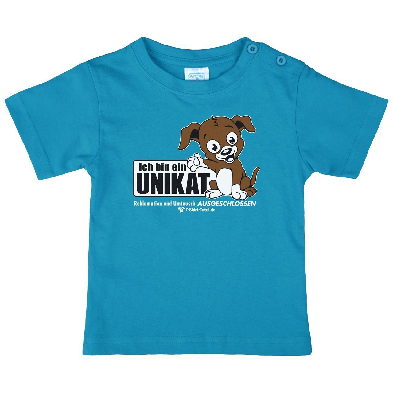 Unikat Kinder T-Shirt türkis 98