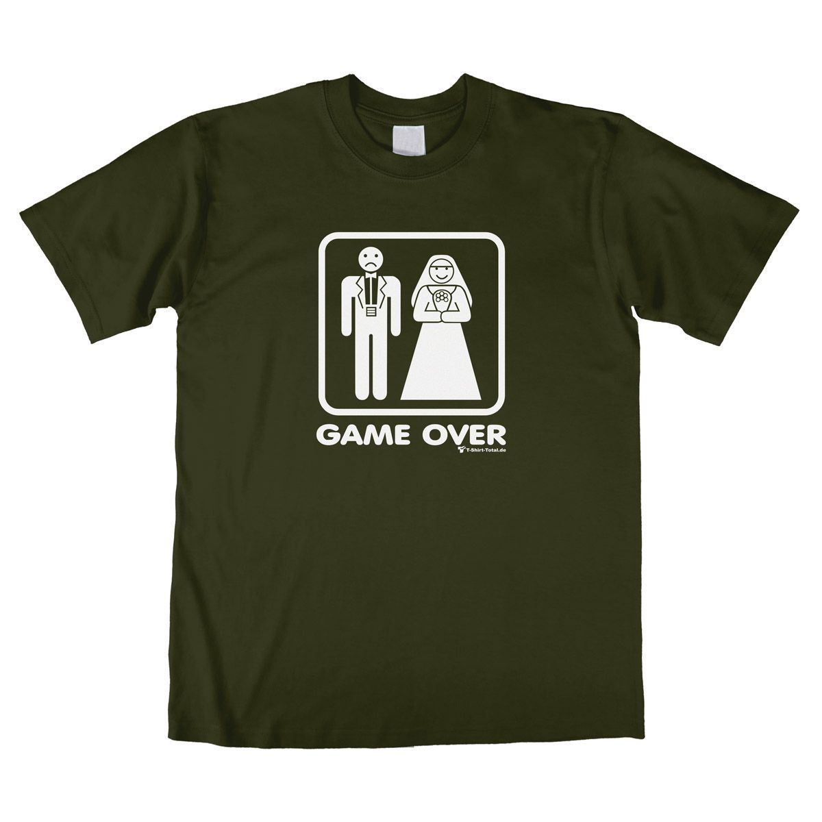 Game Over Unisex T-Shirt khaki Large