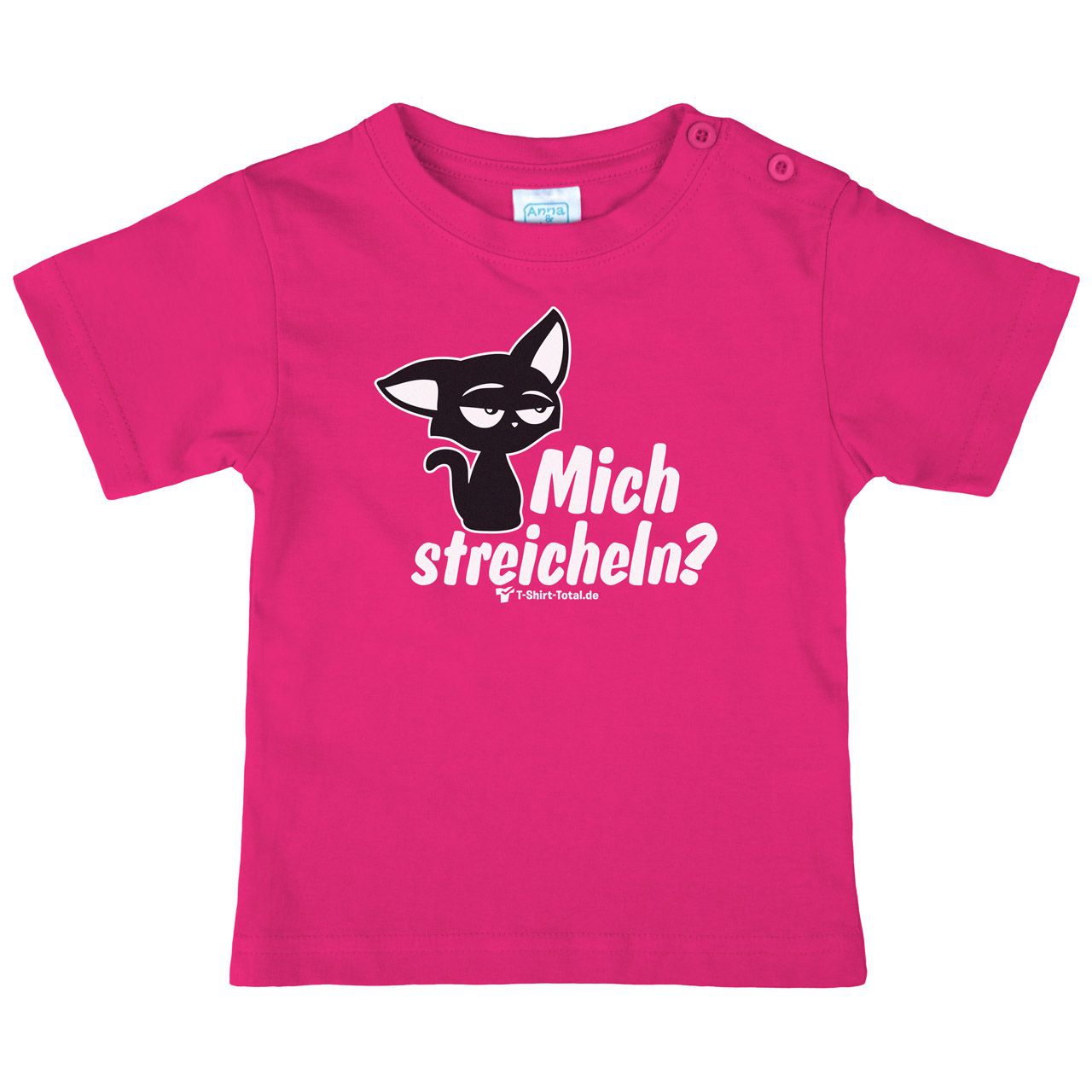 Mich streicheln Kinder T-Shirt pink 80 / 86