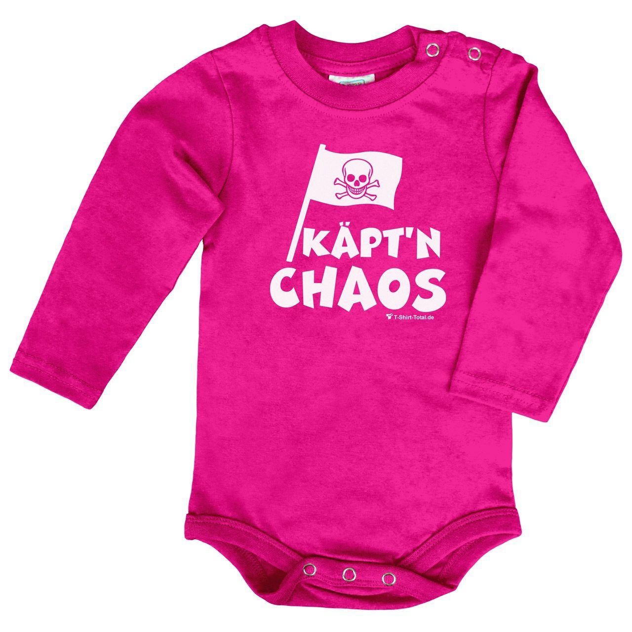 Käptn Chaos Baby Body Langarm pink 68 / 74