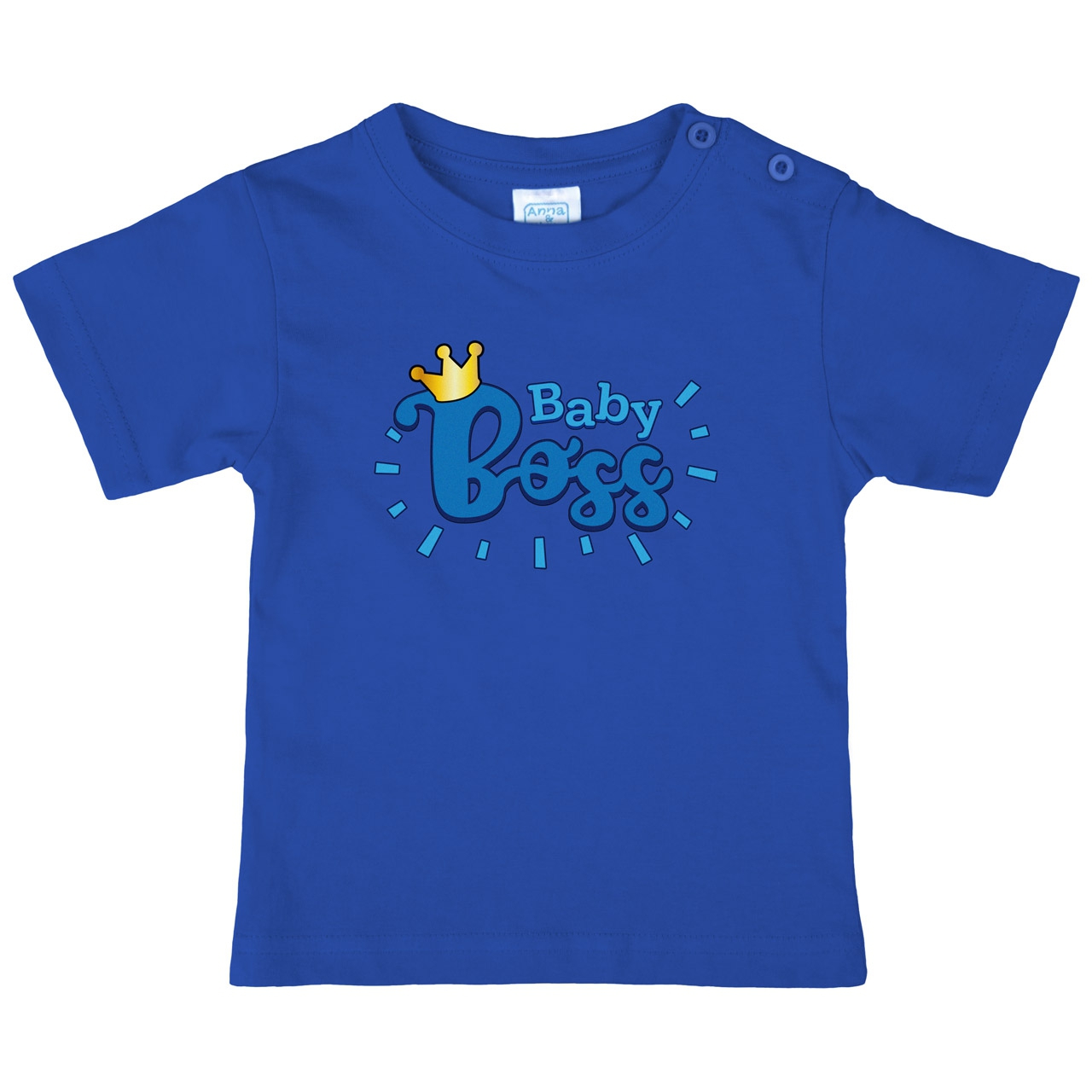 Baby Boss Blau Kinder T-Shirt royal 56 / 62