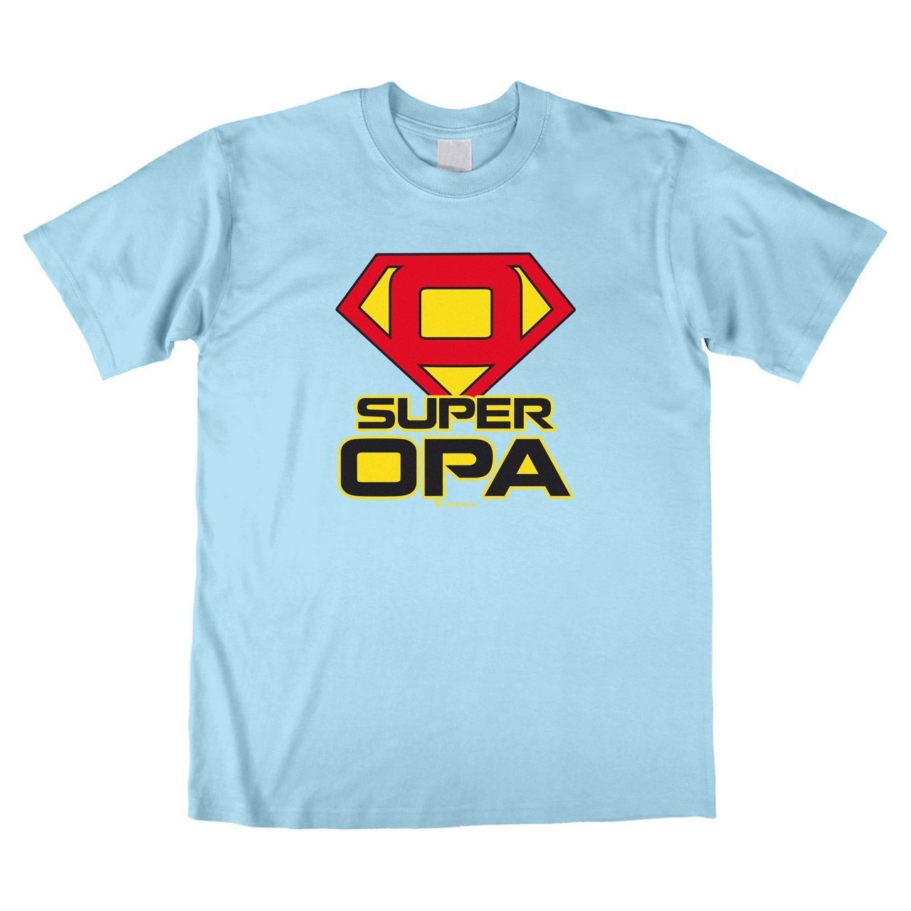 Super Opa Unisex T-Shirt hellblau Large