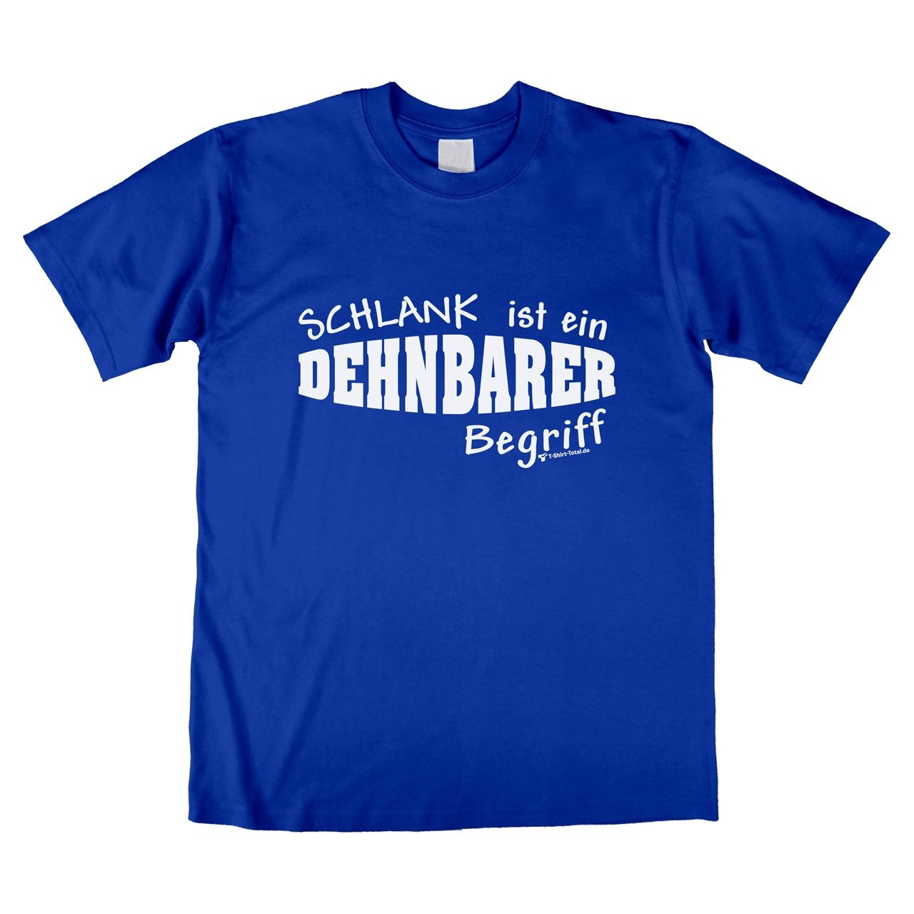 Dehnbar Unisex T-Shirt royal Extra Large