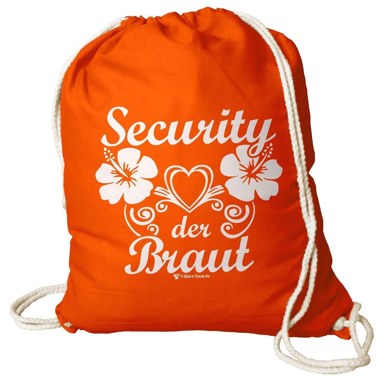 Security der Braut Rucksack Beutel orange