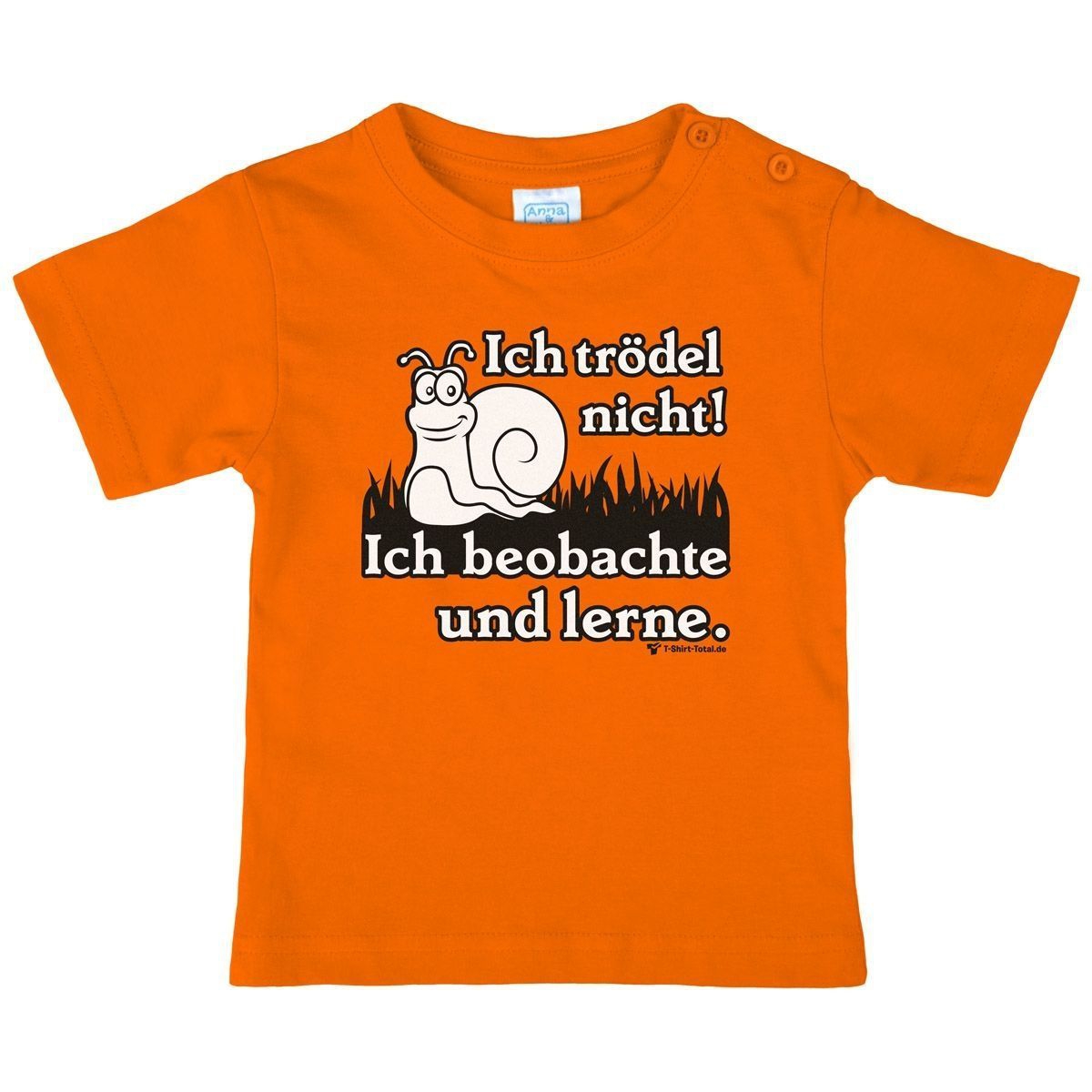 Trödel nicht Kinder T-Shirt orange 104