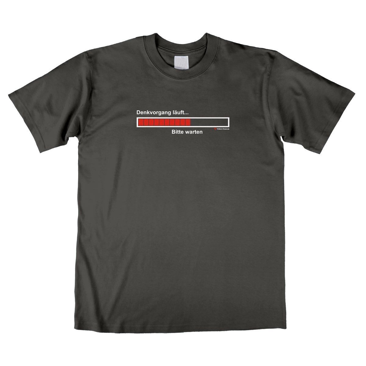 Denkvorgang Unisex T-Shirt grau Large
