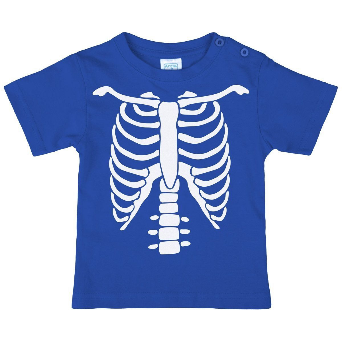 Skelett Kinder T-Shirt royal 92
