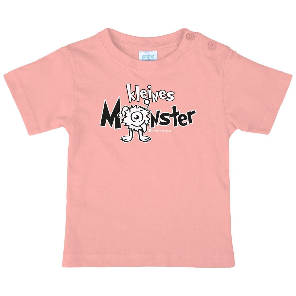 Kleines Monster Kinder T-Shirt rosa 110 / 116