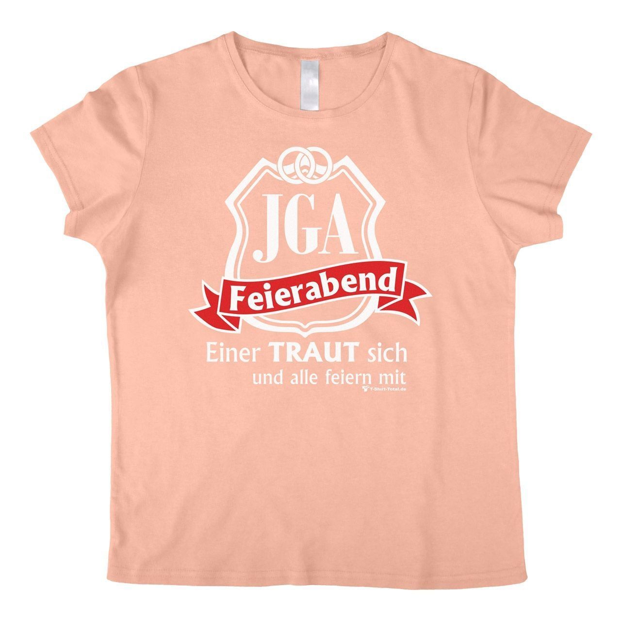 JGA Feierabend Woman T-Shirt rosa Small
