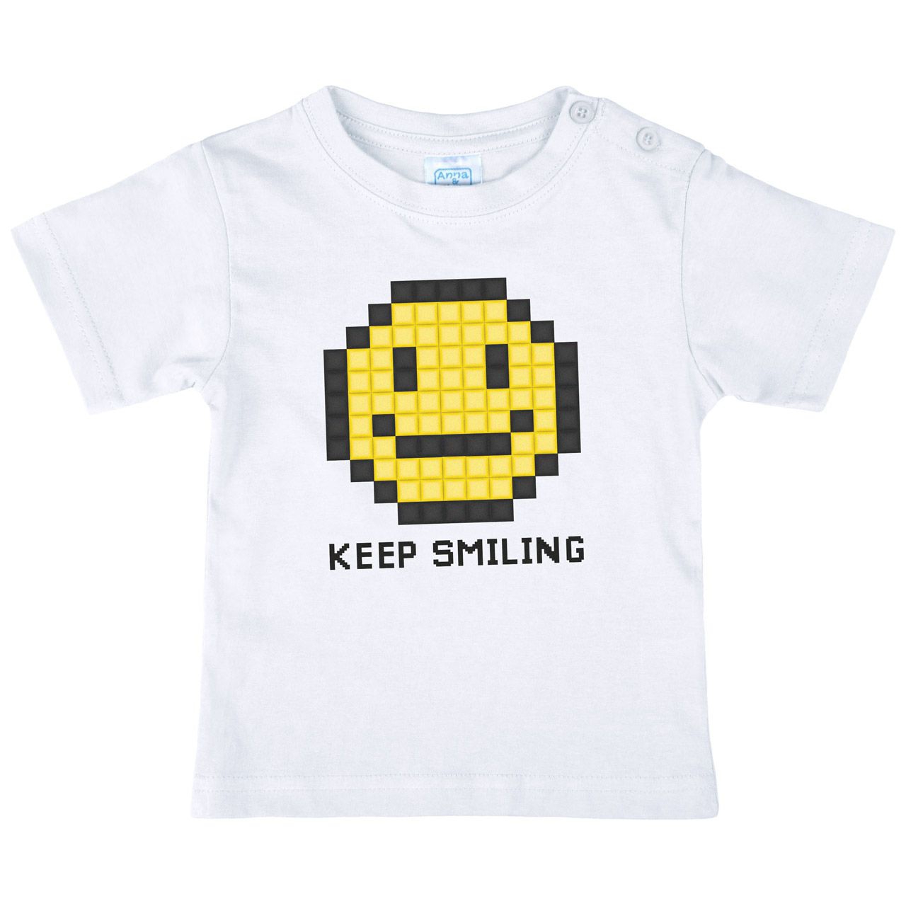 Keep smiling Kinder T-Shirt weiß 56 / 62