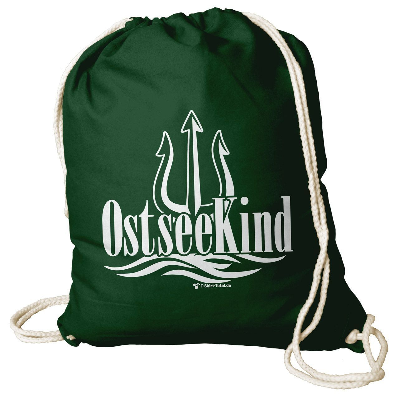 Ostsee Kind Rucksack Beutel dunkelgrün