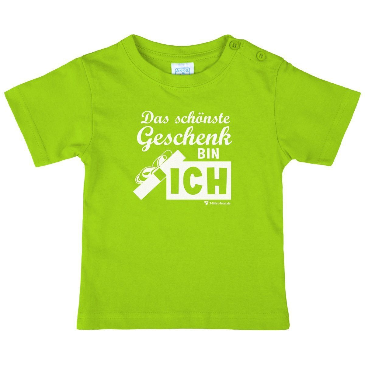 Schönste Geschenk Kinder T-Shirt hellgrün 68 / 74