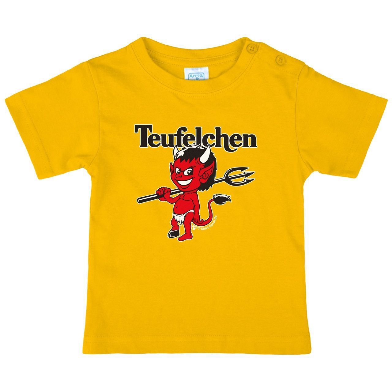Teufelchen Kinder T-Shirt gelb 104