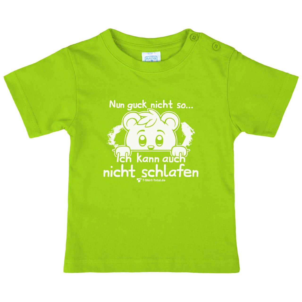 Guck nicht so Kinder T-Shirt hellgrün 68 / 74