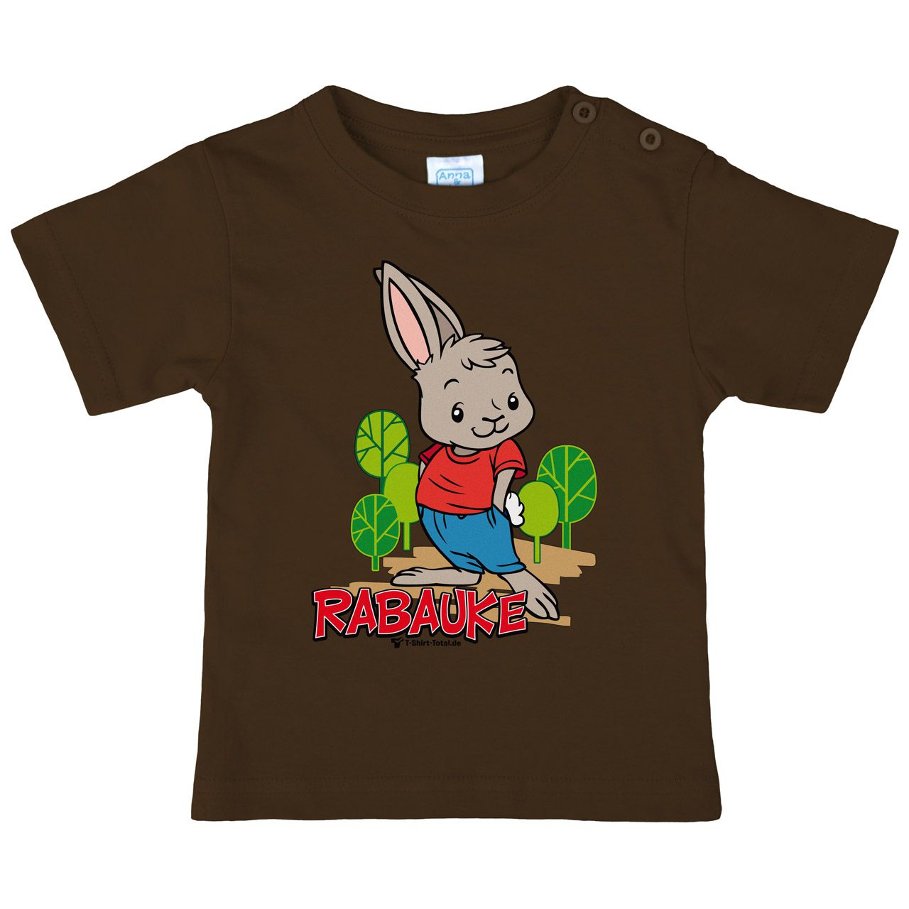 Rabauke Kinder T-Shirt braun 110 / 116