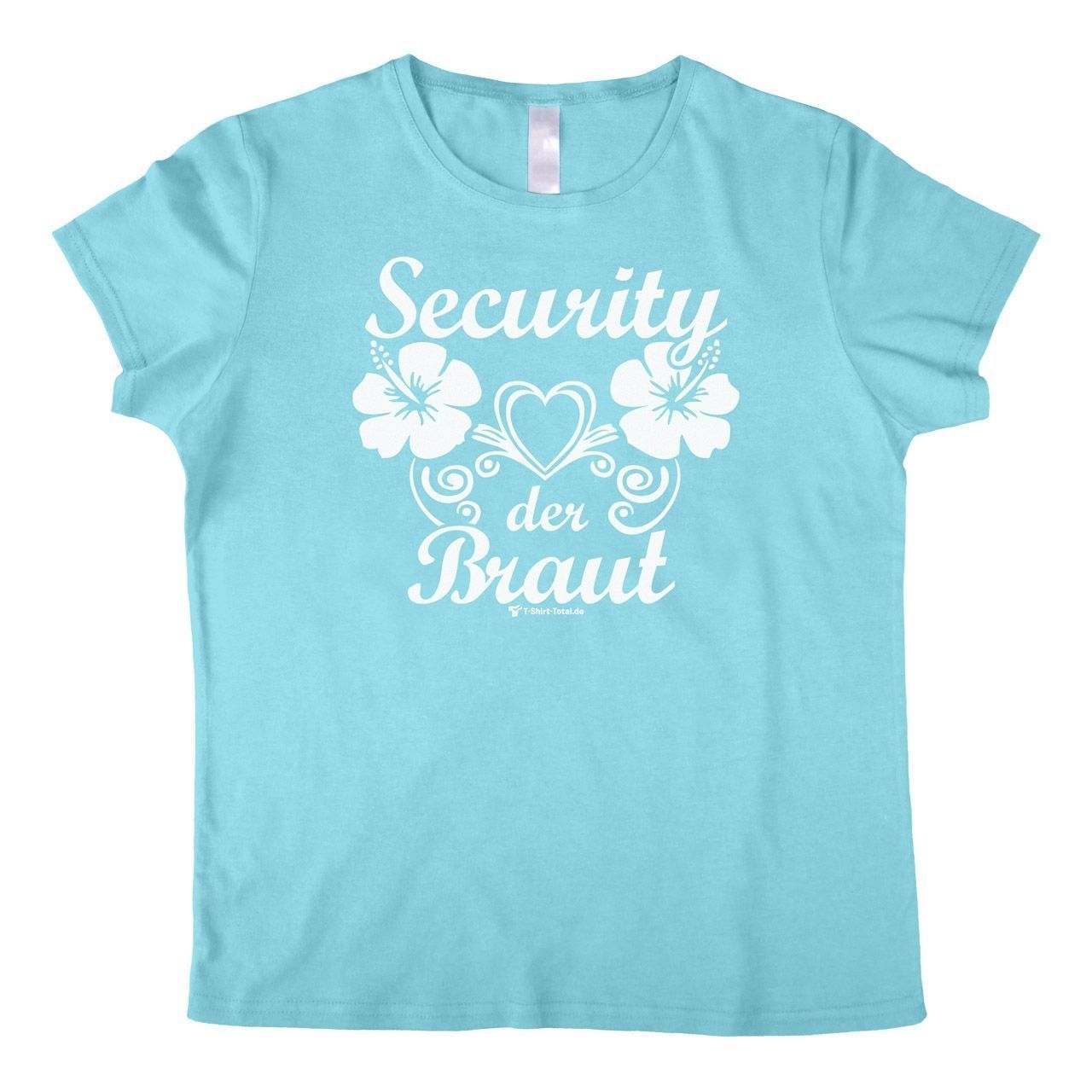 Security der Braut Woman T-Shirt hellblau Small