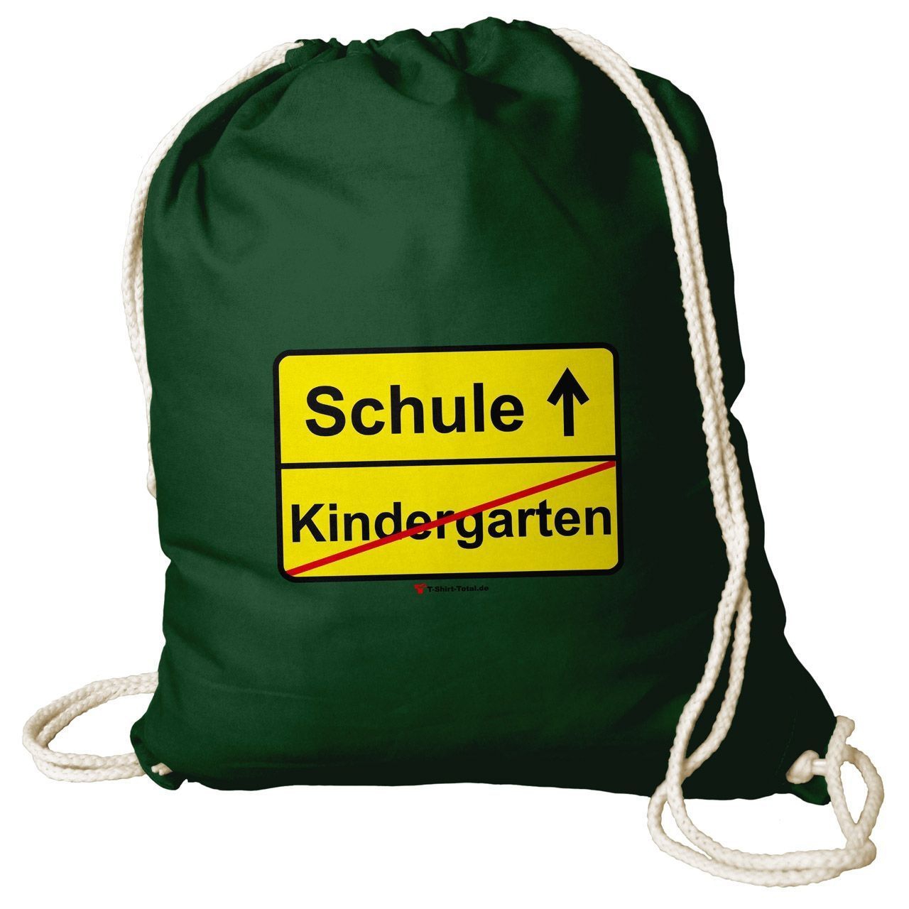 Kindergarten Schule Rucksack Beutel dunkelgrün