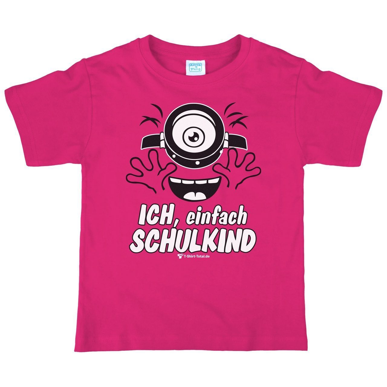 Ich einfach Schulkind Kinder T-Shirt pink 134 / 140